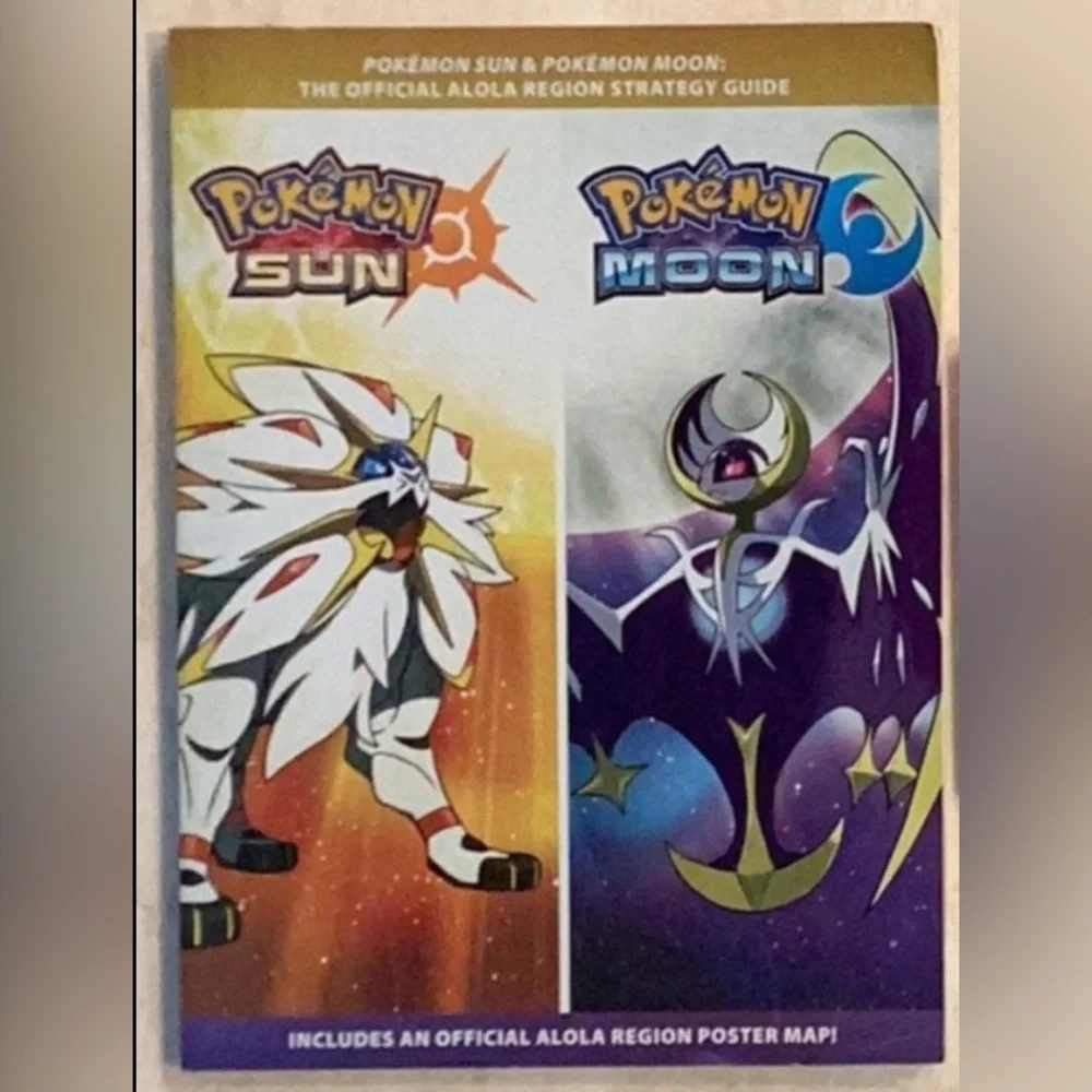 Pokemon Sun & Pokemon Moon Official Strategy Guide Aloha For Nintendo 3DS Game